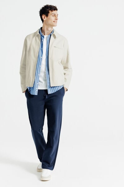 Blouson mi-saison col chemise