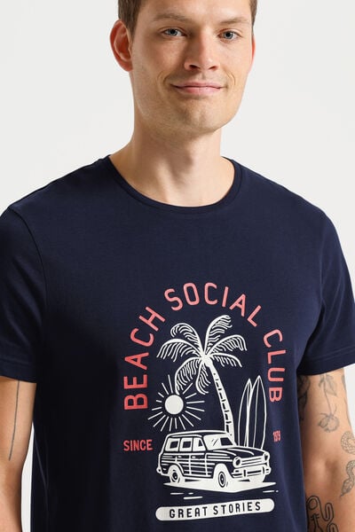 T-Shirt Bleu fonc&eacute;