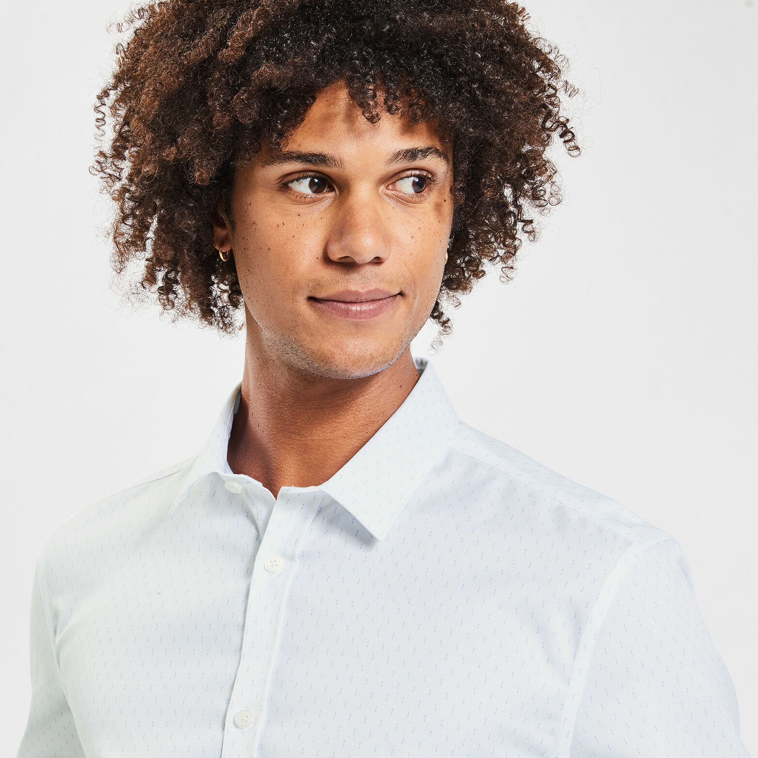 Chemisier De Travail Stretch George - Imprimé Géométrique Noir/blanc/violet - Taille XL (16-18)