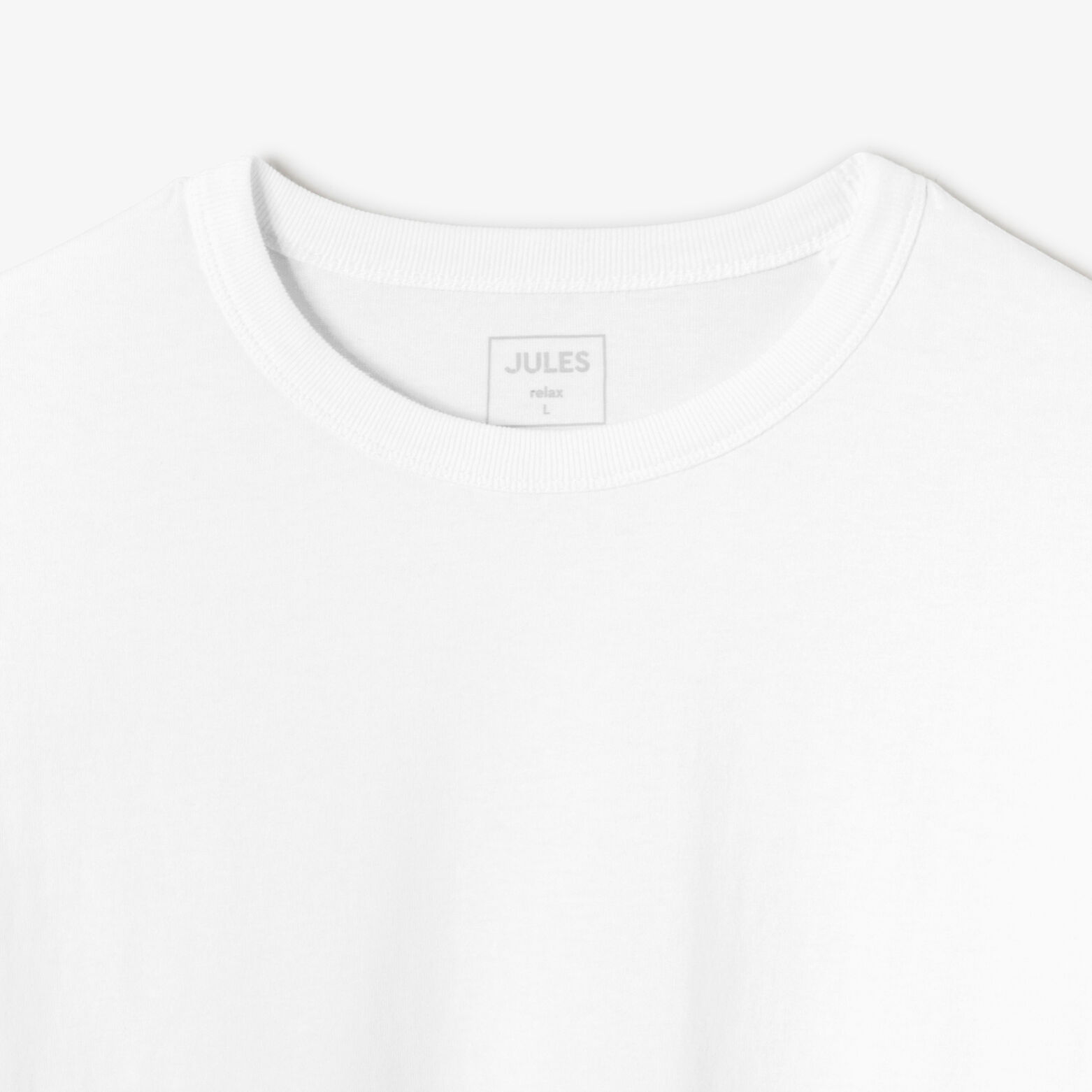 Relax fit t-shirt in katoen