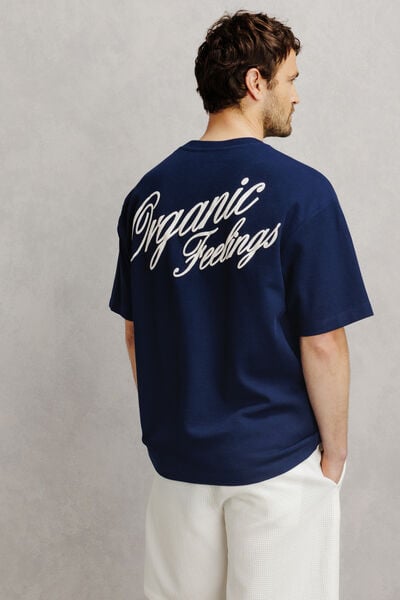Relax T-shirt met rugprint