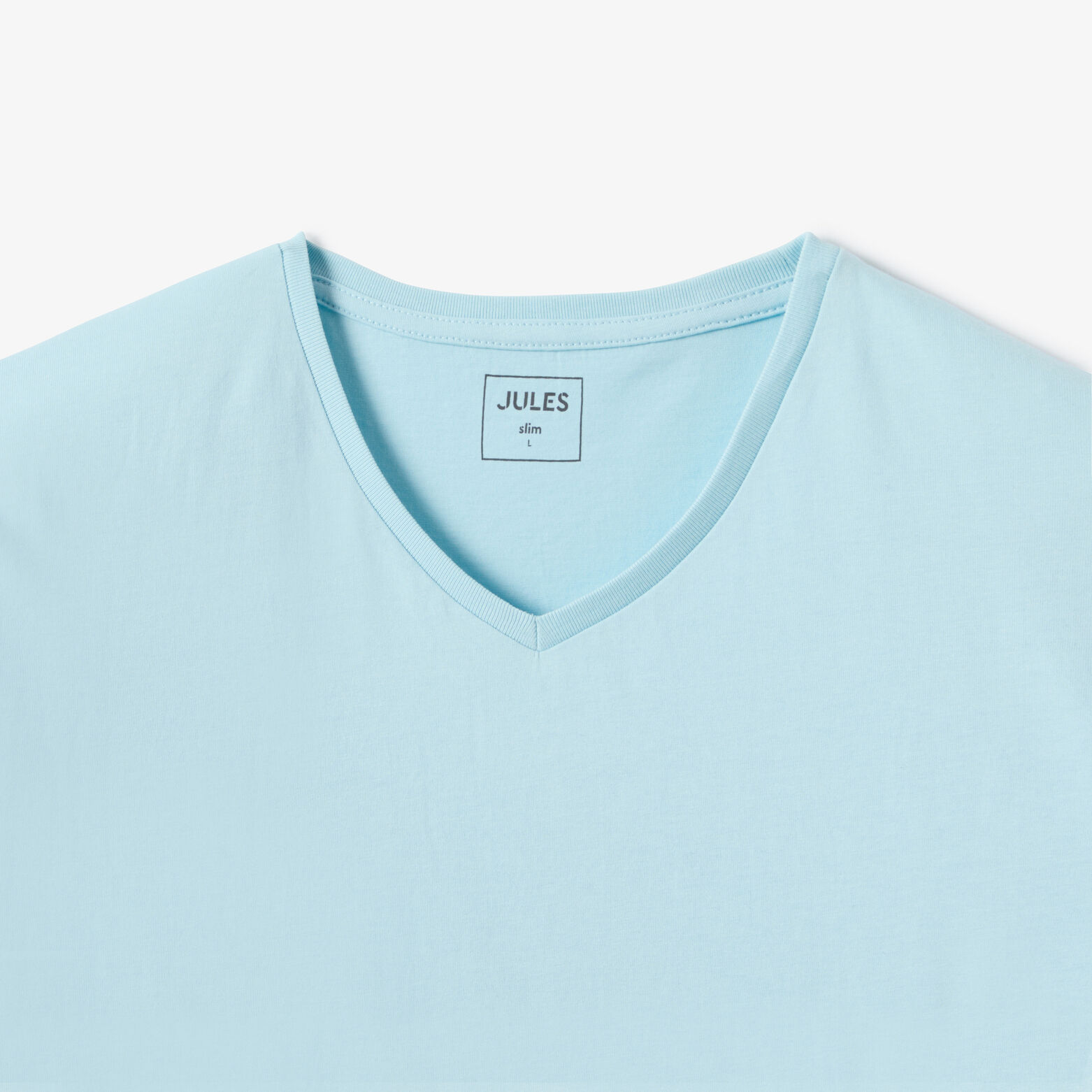 Tee shirt col V en coton
