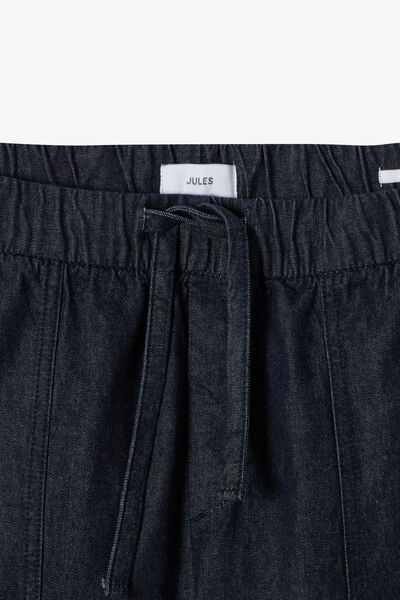 Jean loose taille &eacute;lastiqu&eacute;e