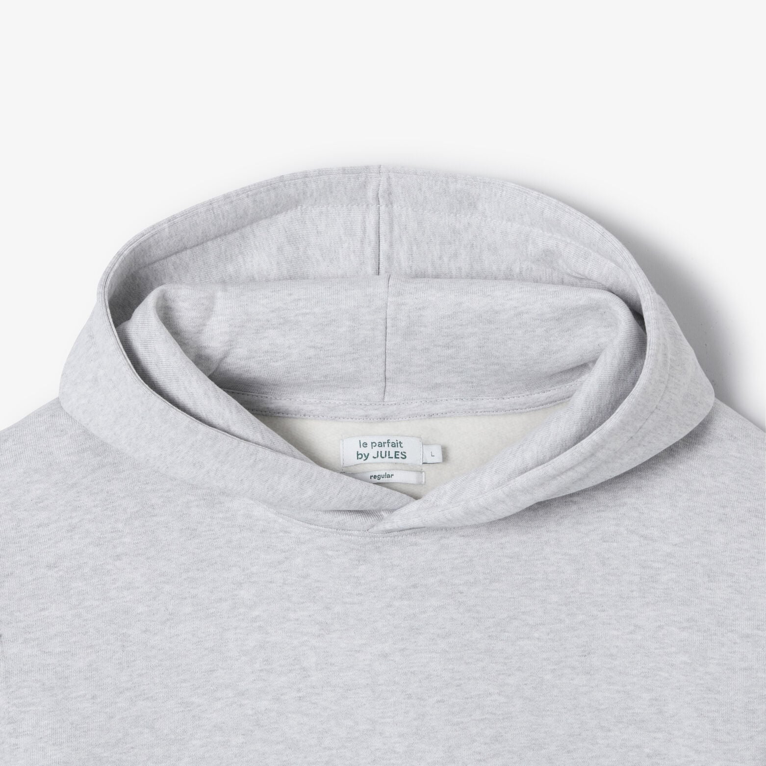 Sweat &agrave; capuche uni "le parfait by JULES"