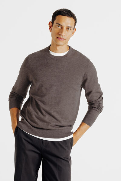 Pull col rond mérinos