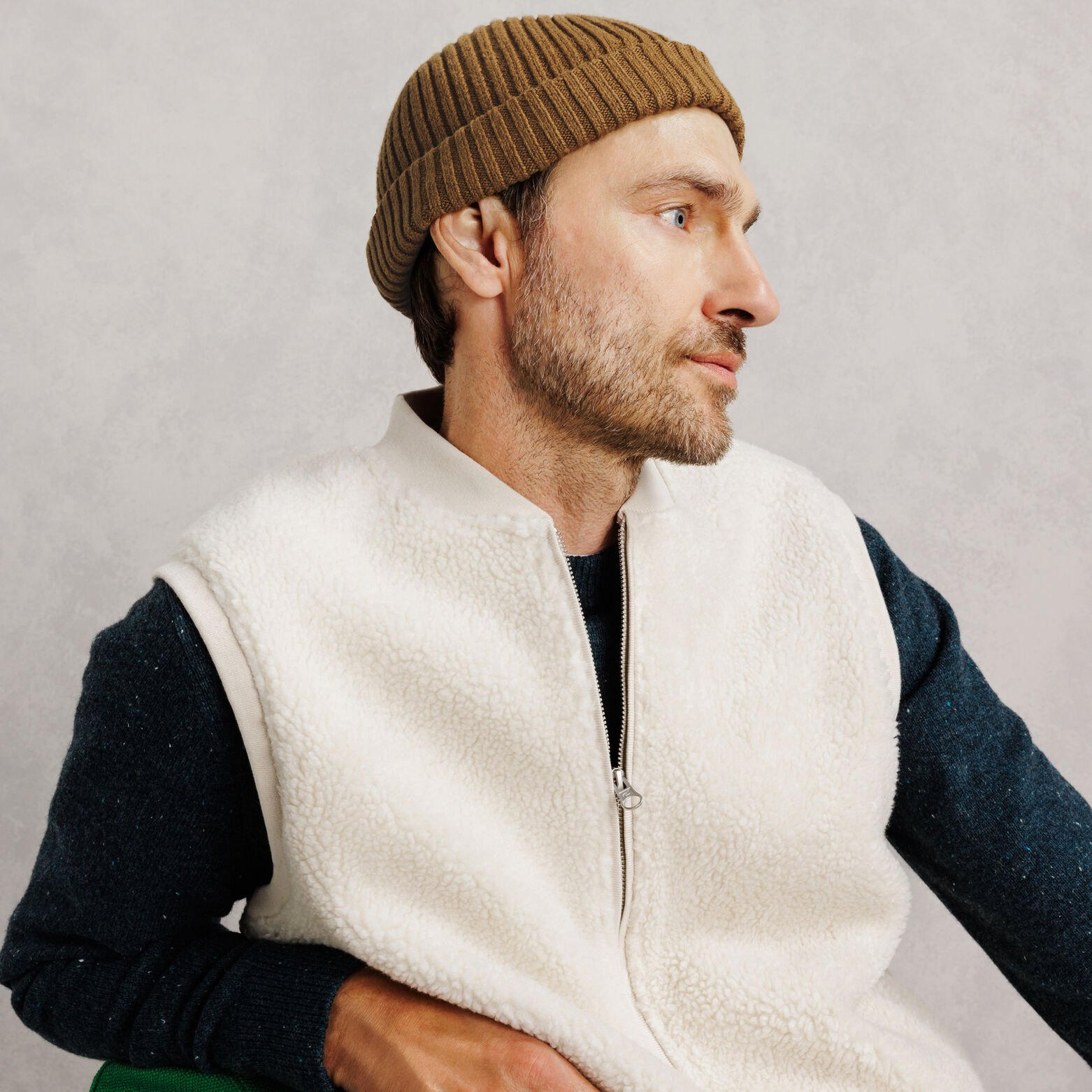 Bonnet court en coton