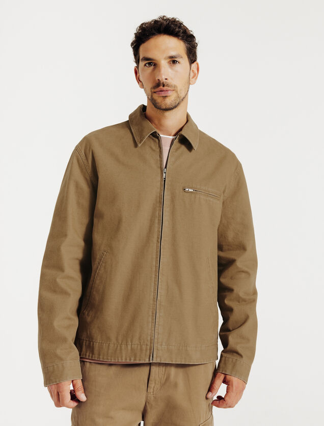 Blouson mi-saison col chemise