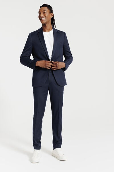 Costume 2 pi&egrave;ces slim - Bleu fonc&eacute;