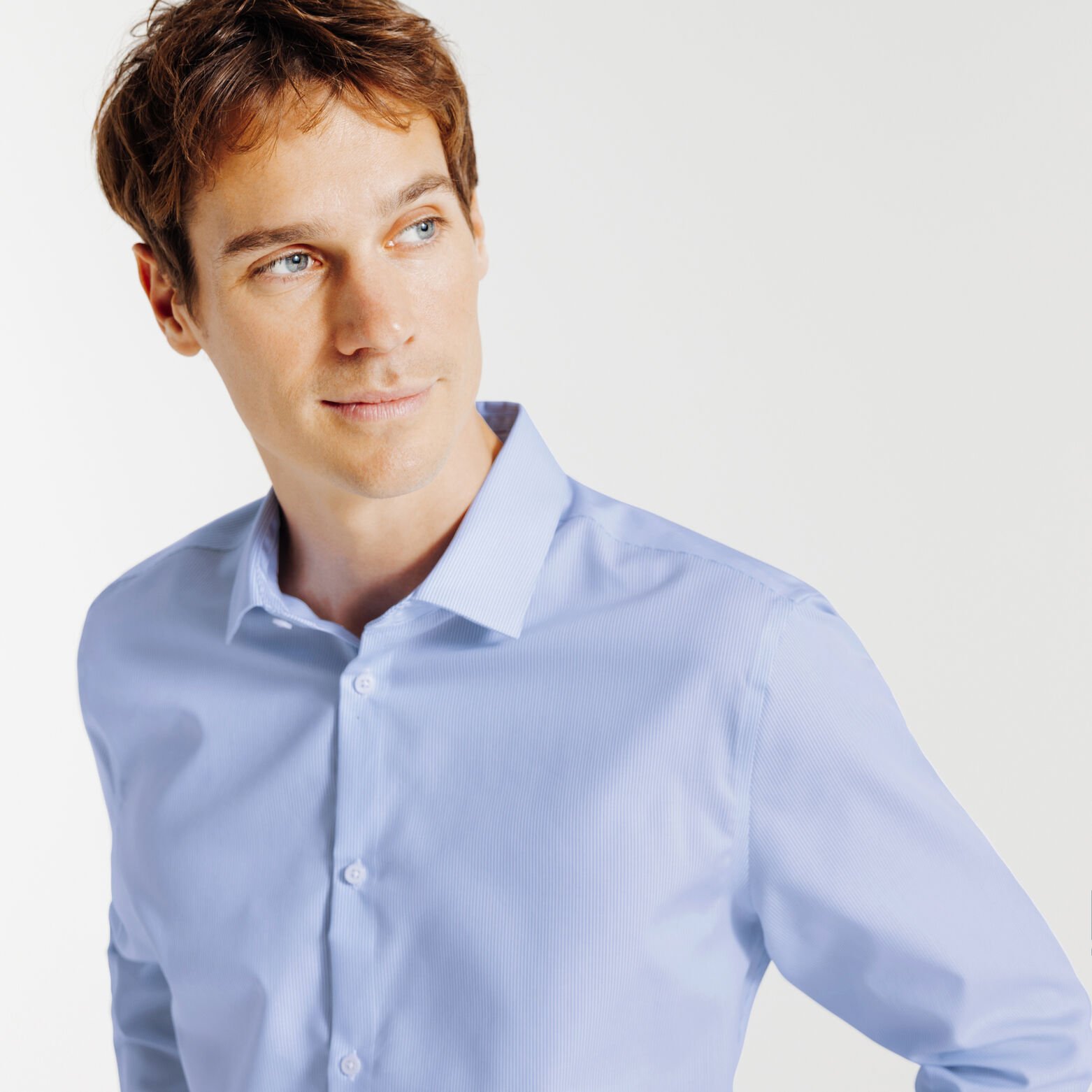 Chemise sans repassage ray&eacute;e slim