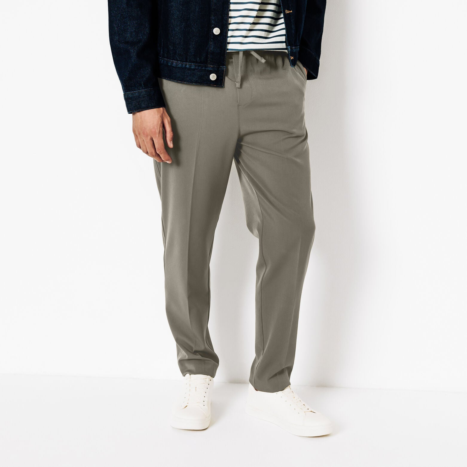 Pantalon relax uni