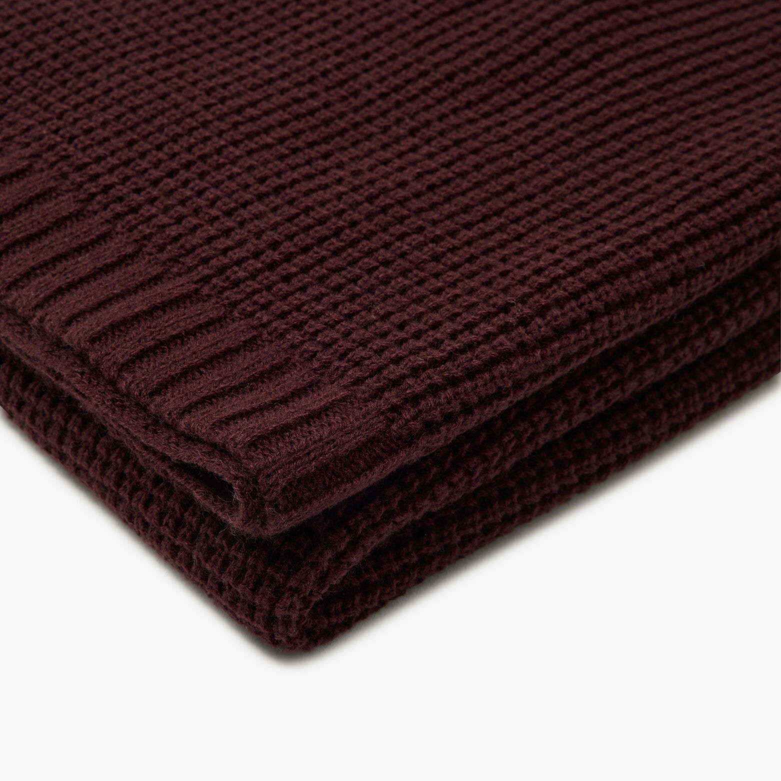 Echarpe unie en maille