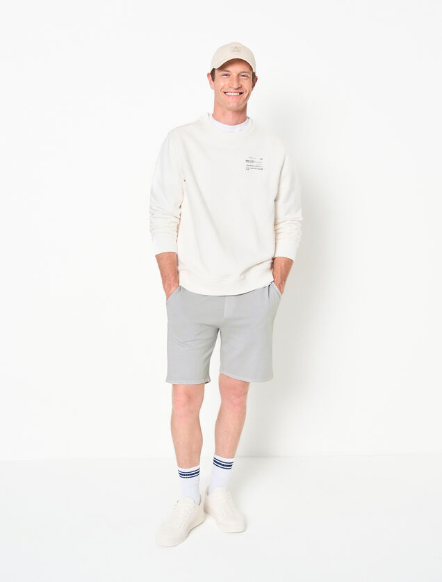 Short en molleton uni