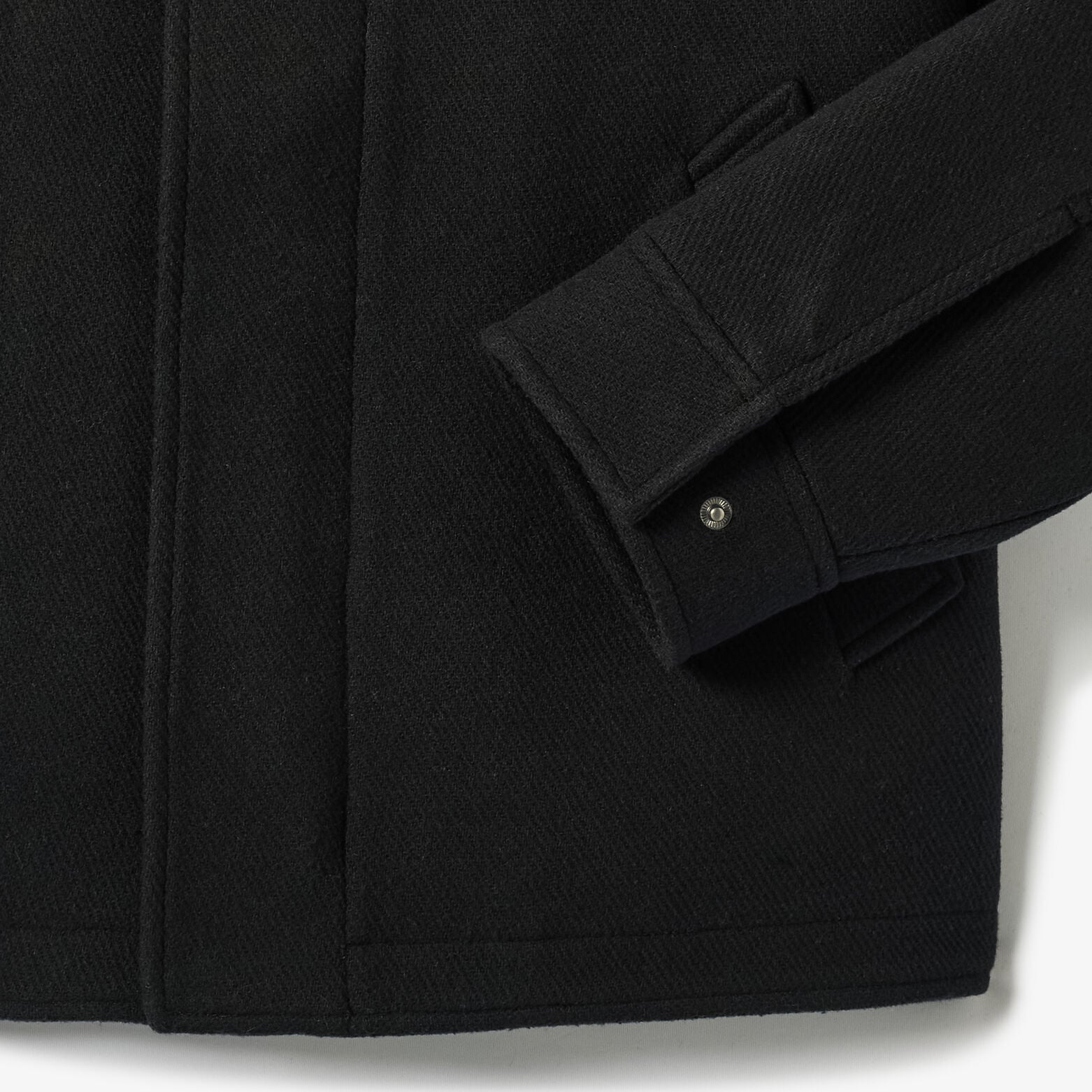 Manteau court parementure amovible