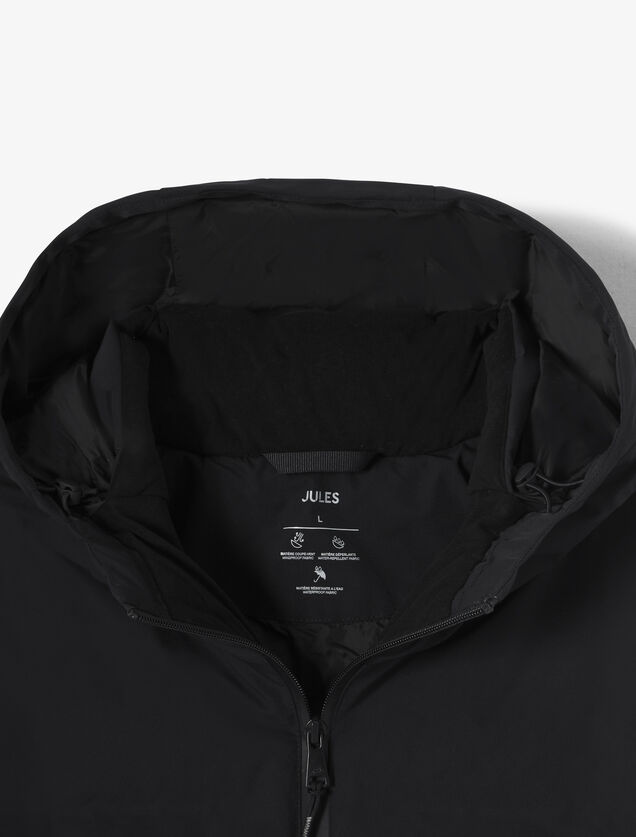 Doudoune zipp&eacute;e &agrave; capuche