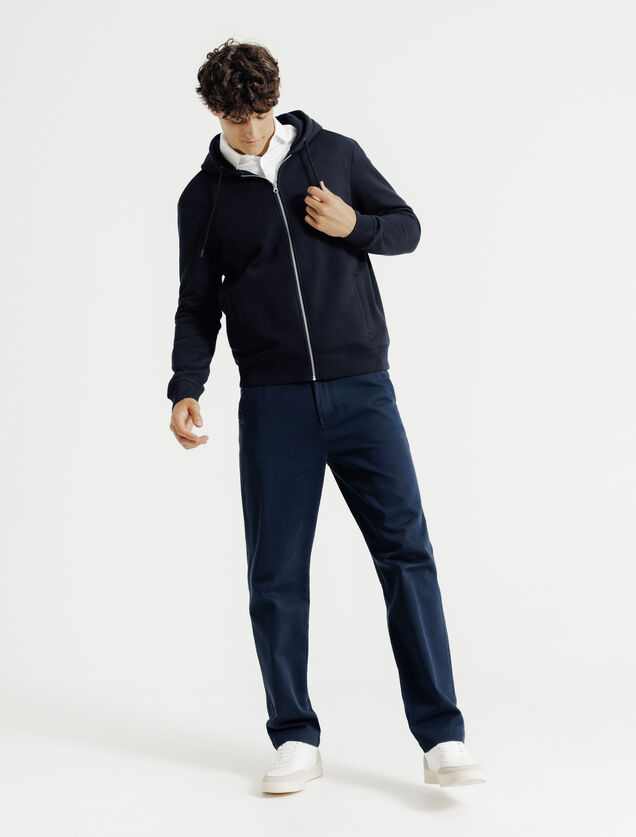 Sweat à capuche zippé