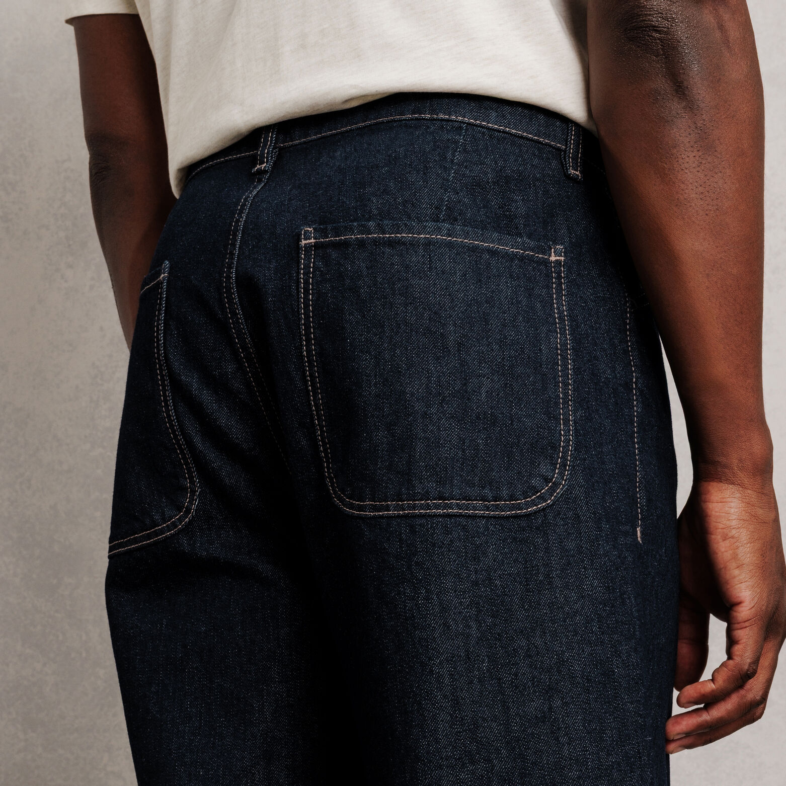 Jean baggy brut 100% coton
