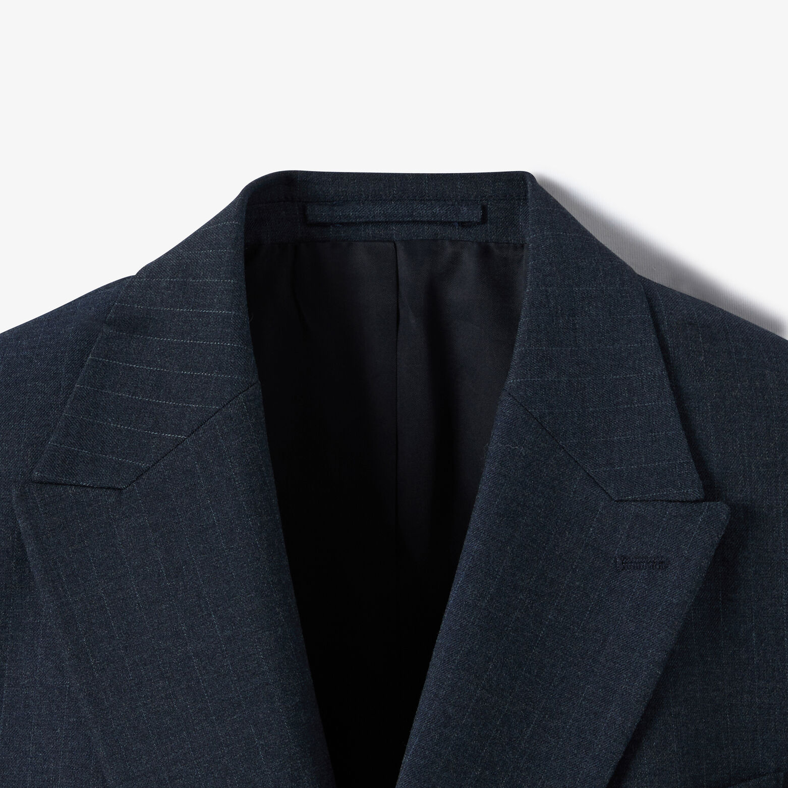 Veste de costume crois&eacute;e confort ray&eacute;e