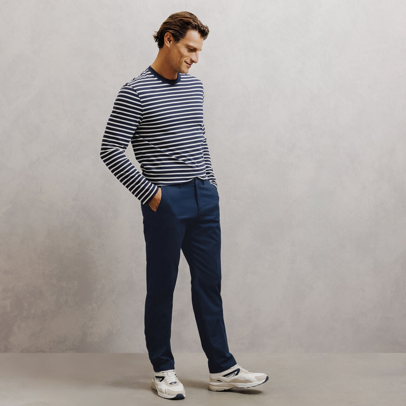 "Le Parfait by JULES" Straight fit chino  