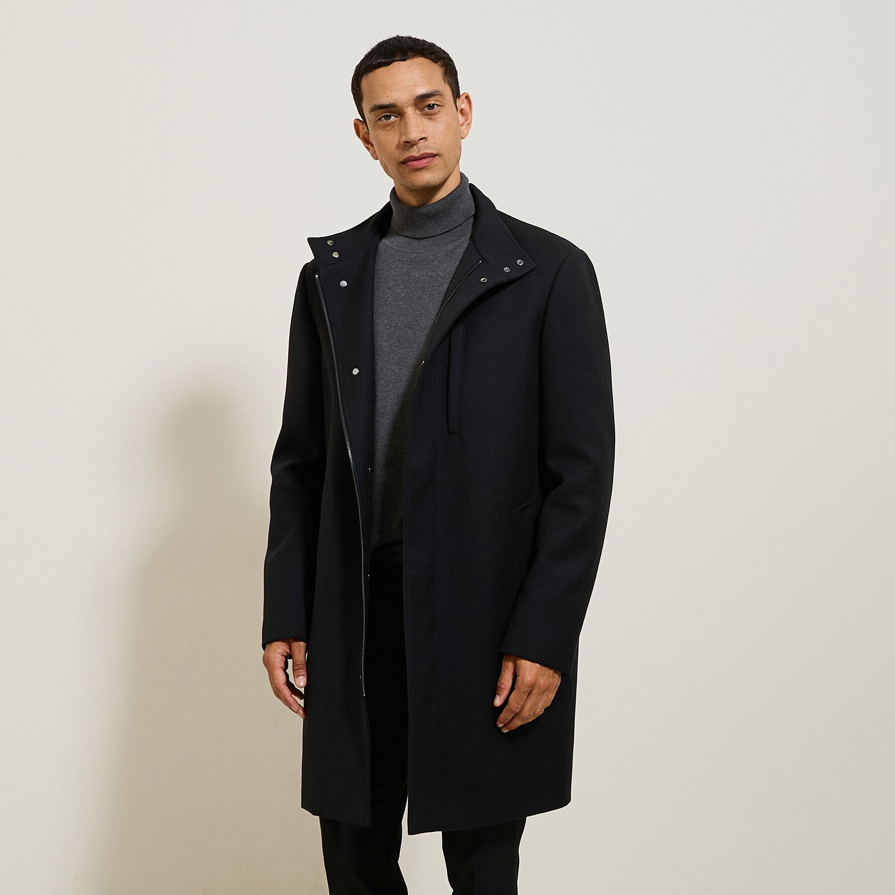 Manteau hiver long homme manteaux 3 4 vestes longues Jules