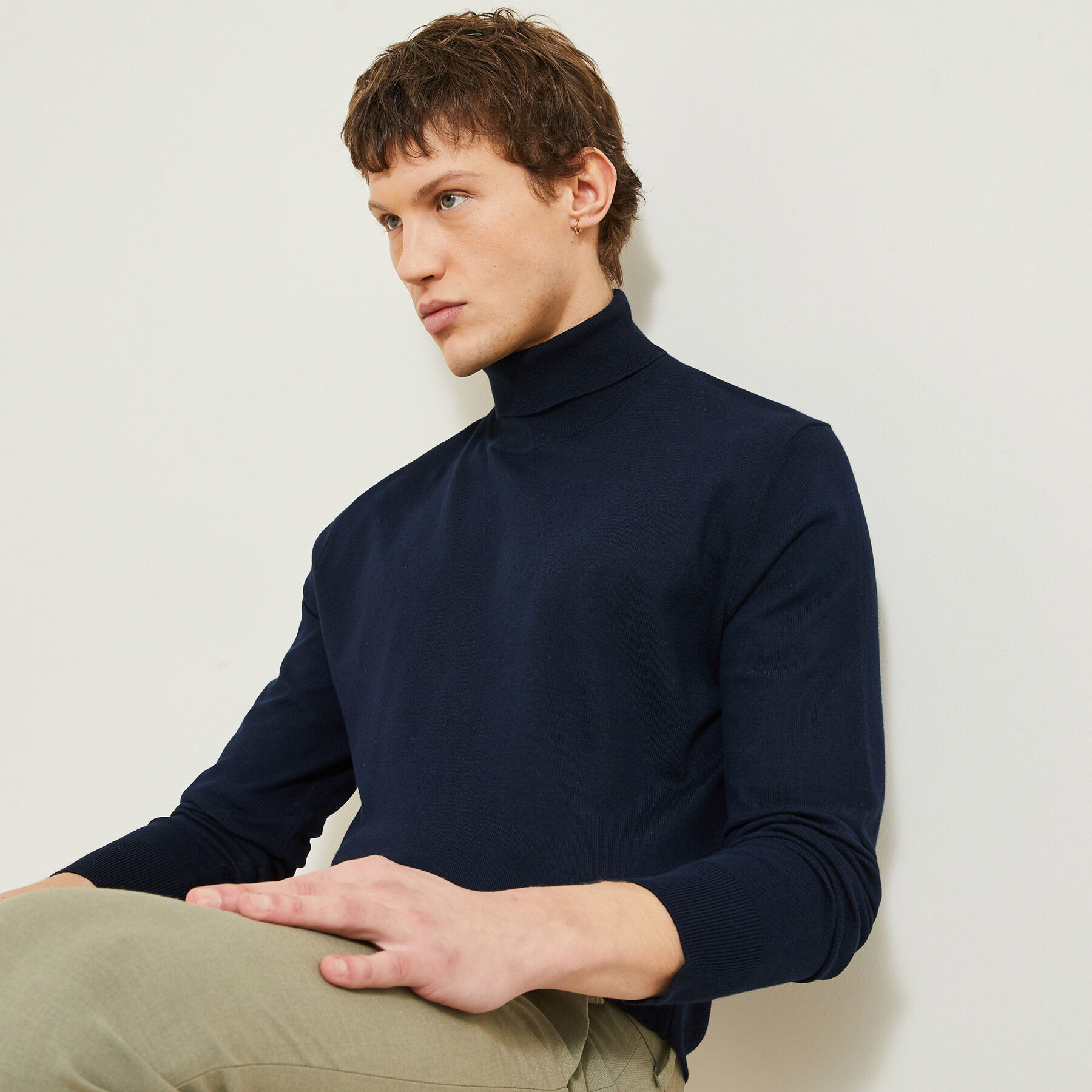 Pull met best sale rolkraag heren