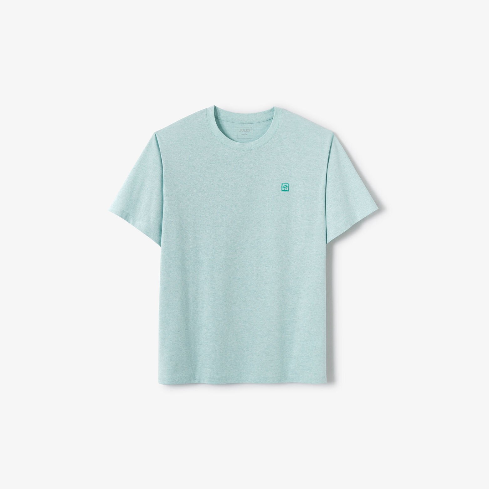 Tee shirt effet microray&eacute; broderie poitrine