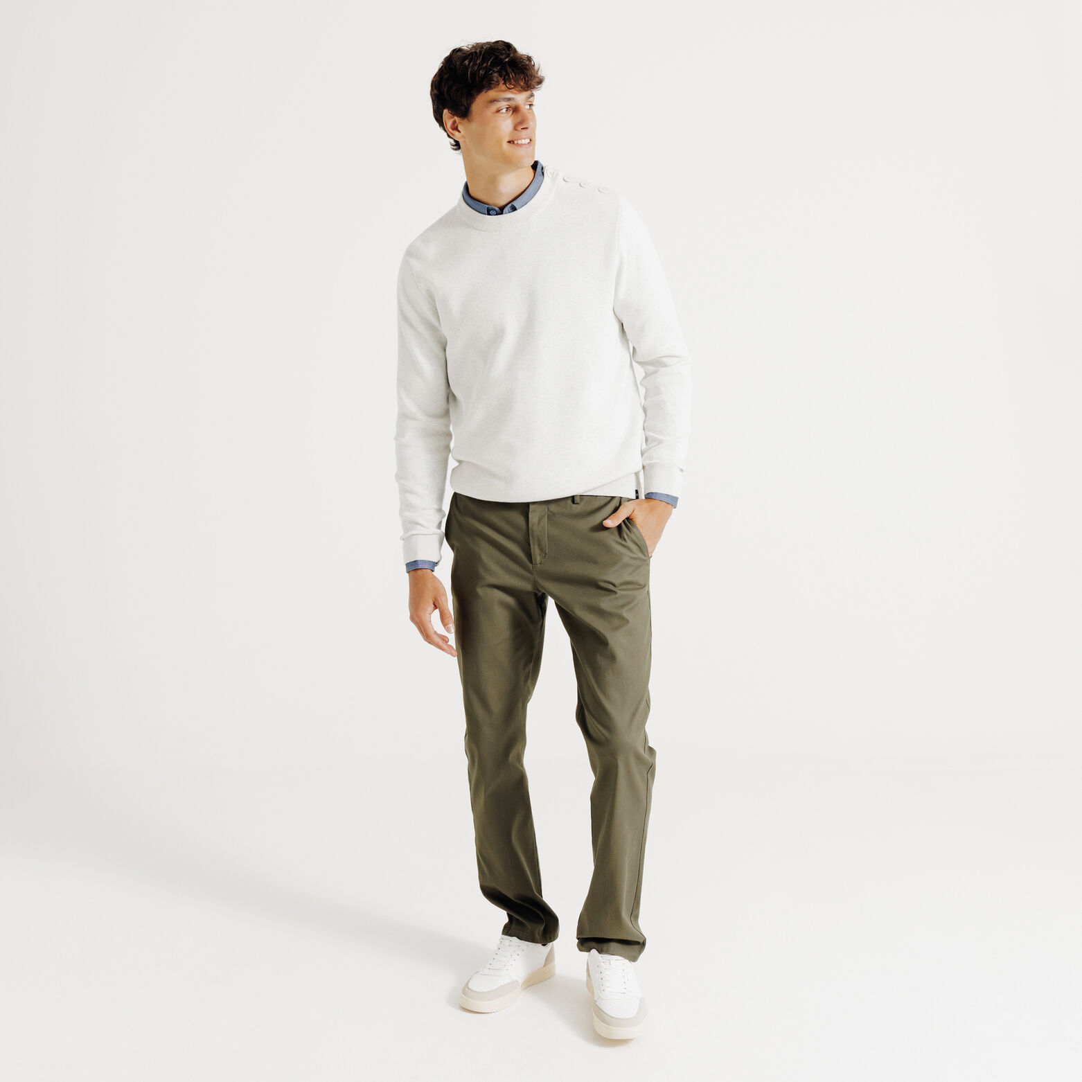 "Le Parfait by JULES" Straight fit chino