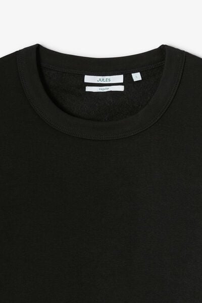 Effen sweater met ronde hals