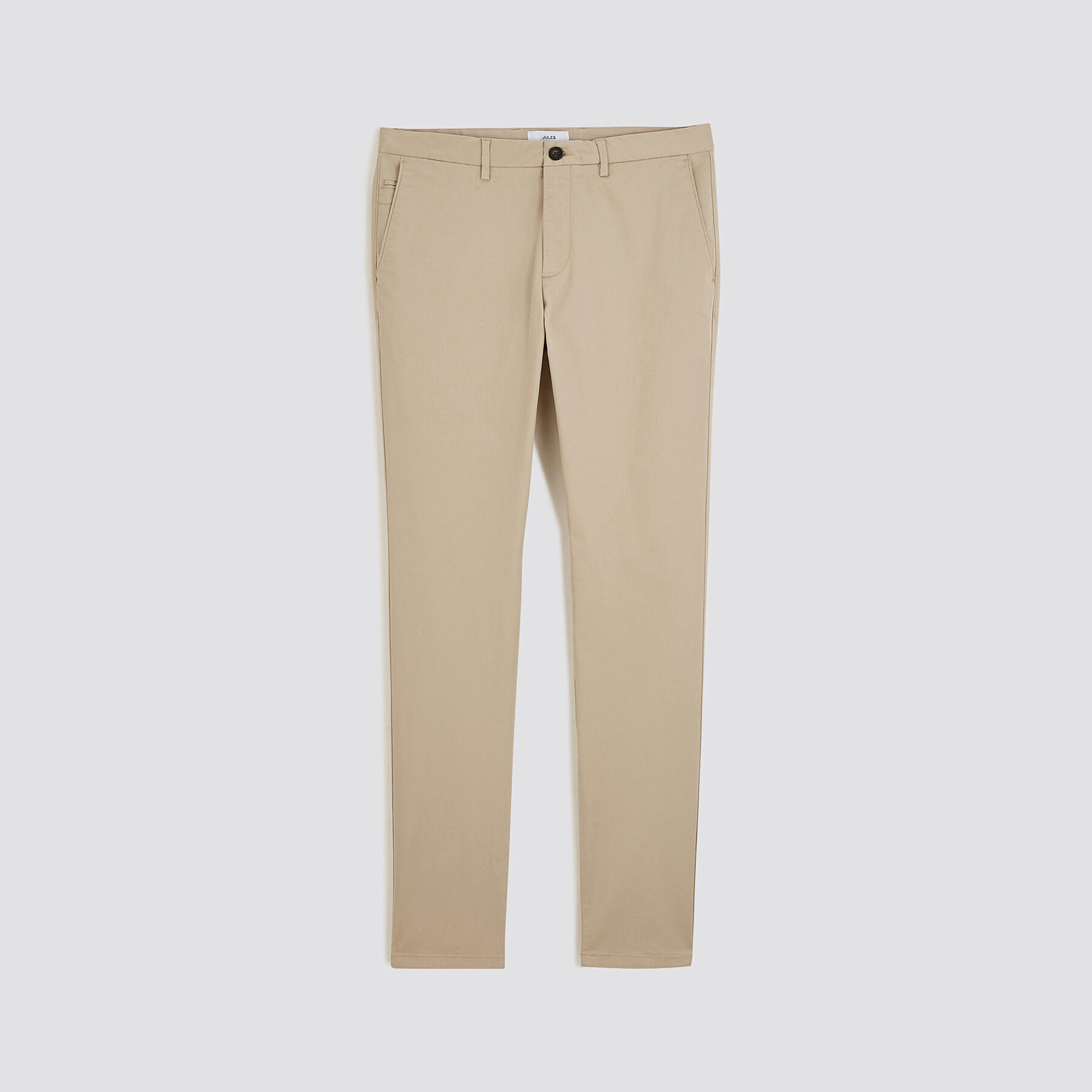 Pantalon Chino Homme Jules Taille 38 Slim - Coupe Ajustée, Couleur Beige, Neuf Sans étiquettes, Polyvalent