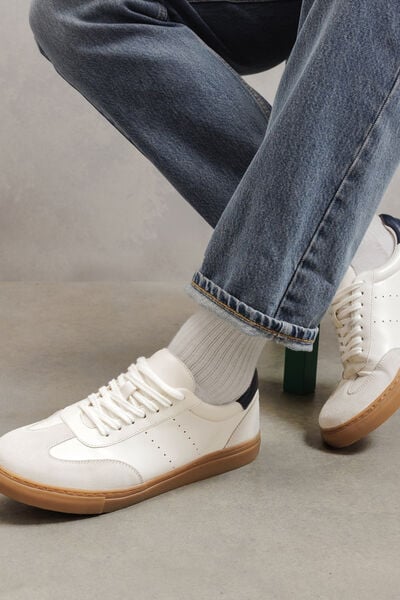 Baskets 100% cuir