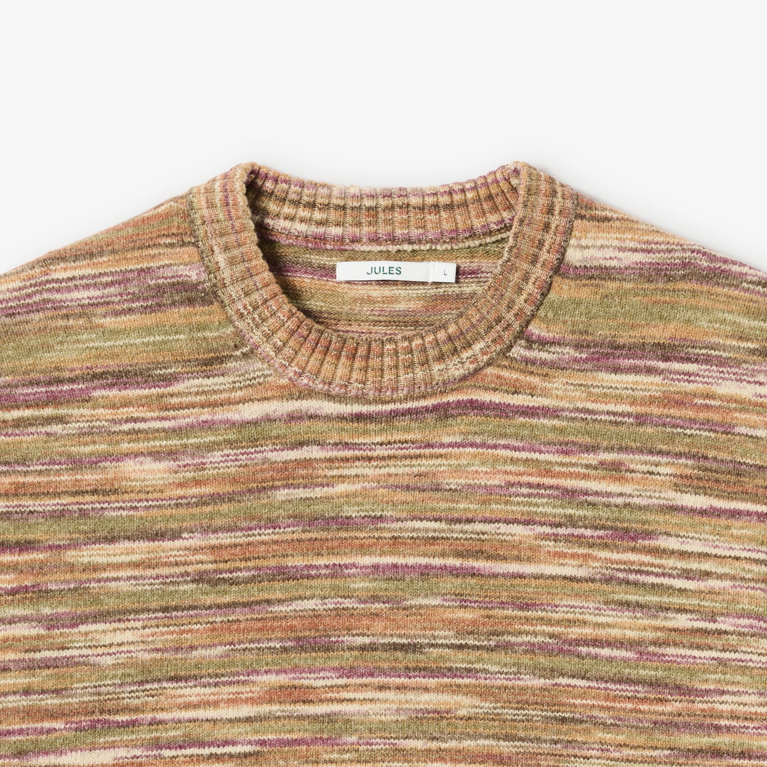 Pull col rond mousseux coton majoritaire