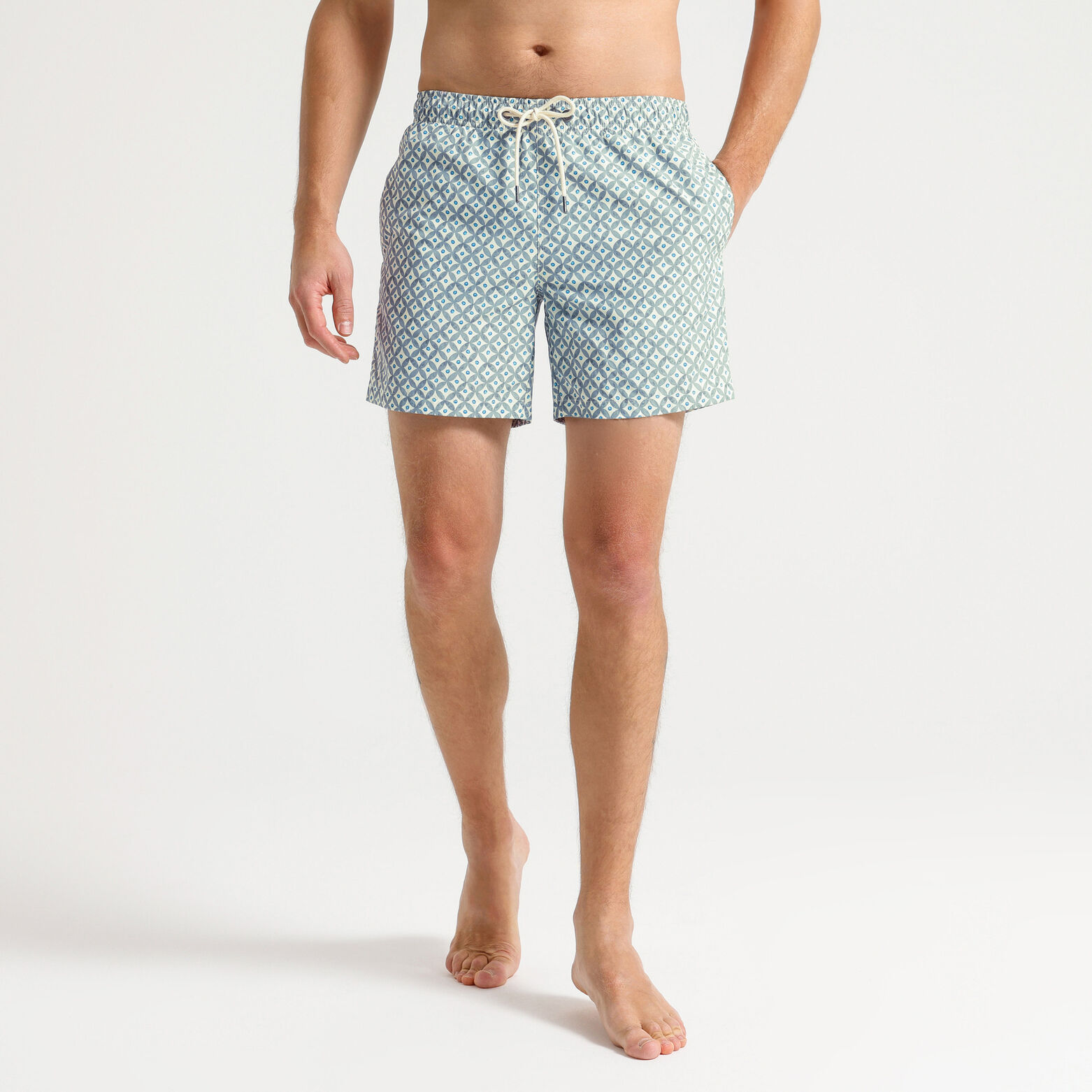 Maillot de bain imprim&eacute; g&eacute;om&eacute;trique