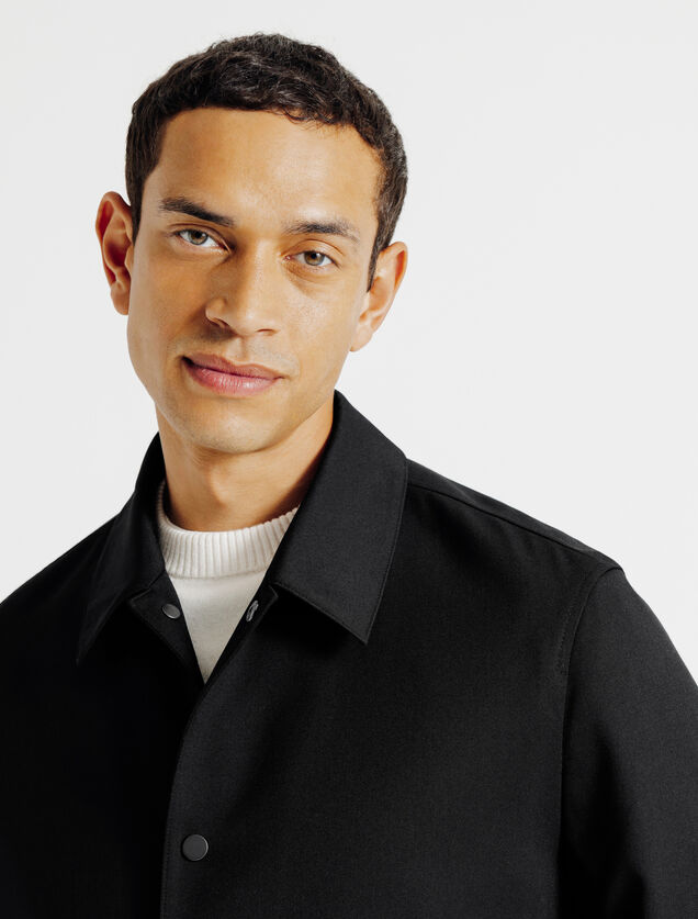 Veste pressionn&eacute;e col chemise