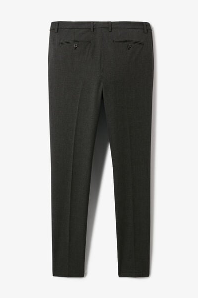 Geruite slim chinobroek
