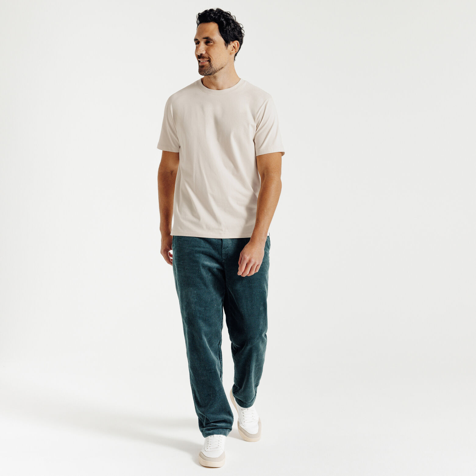 Tee shirt matière douce col rond