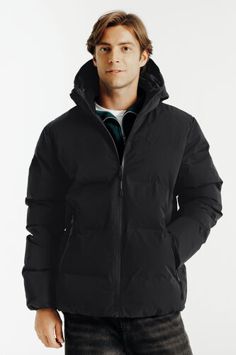 Doudoune zippée à capuche