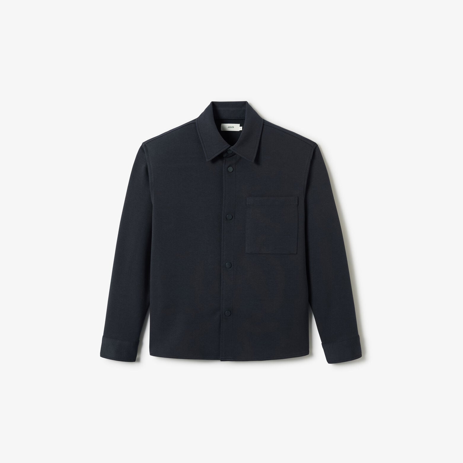 Surchemise en maille col fran&ccedil;ais