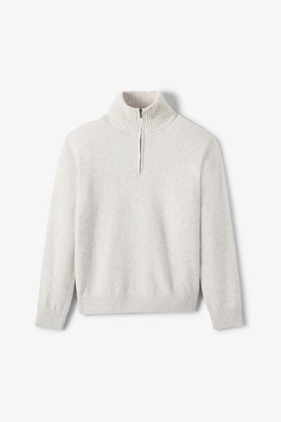 Pull col camionneur mousseux