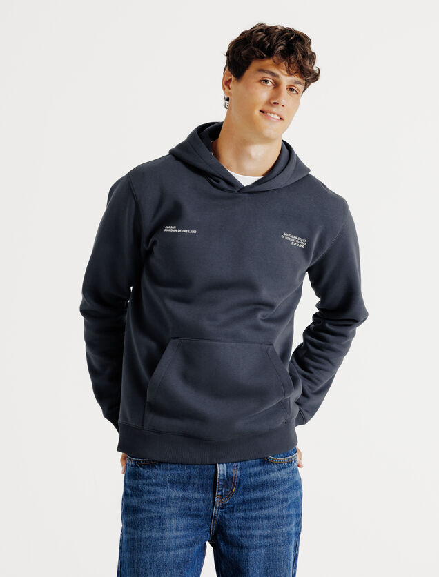 Sweat &agrave; capuche animation devant dos