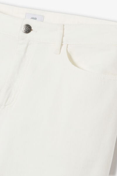 Pantalon chino large l&eacute;ger en coton