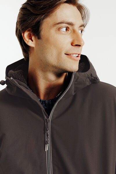 Parka longue à capuche