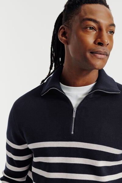 "Le Parfait by JULES" trui met truckerskraag