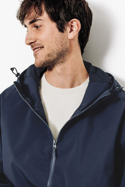 Blouson coupe-vent &agrave; capuche