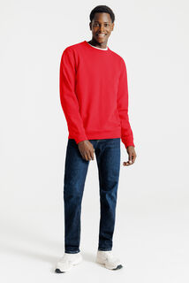 Effen sweater met ronde hals