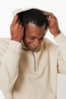 Sweat &agrave; capuche col zipp&eacute;