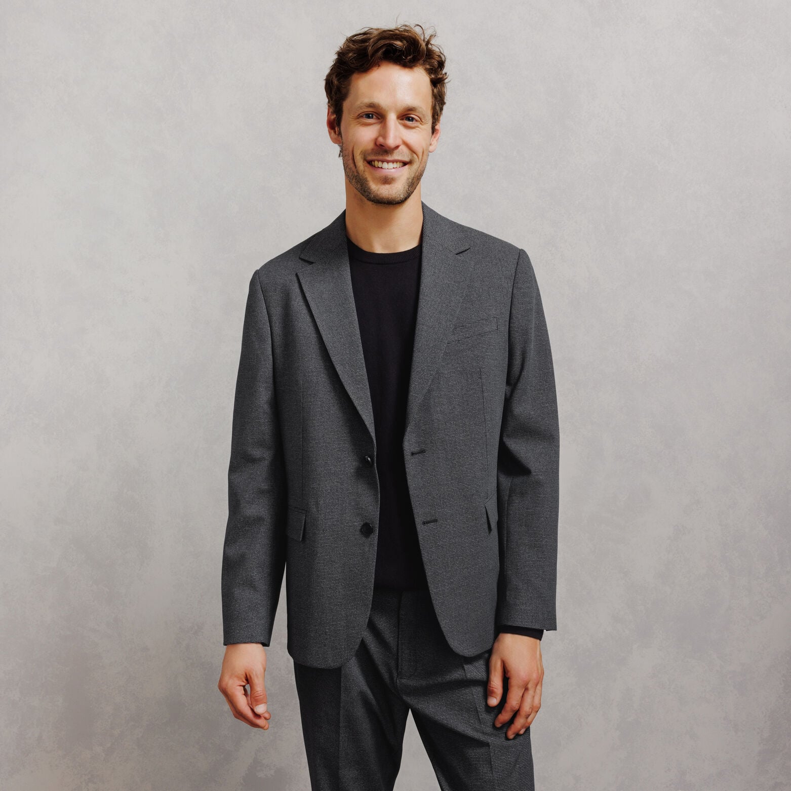 Veste de costume loose pied de puce