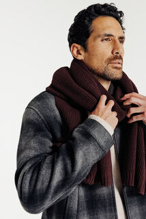 Effen sjaal in tricot