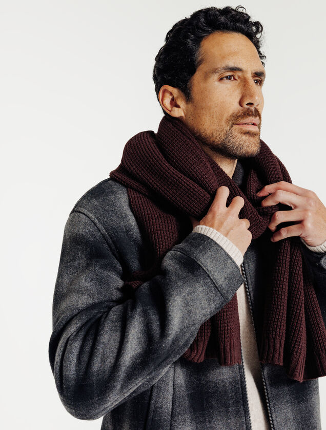 Effen sjaal in tricot