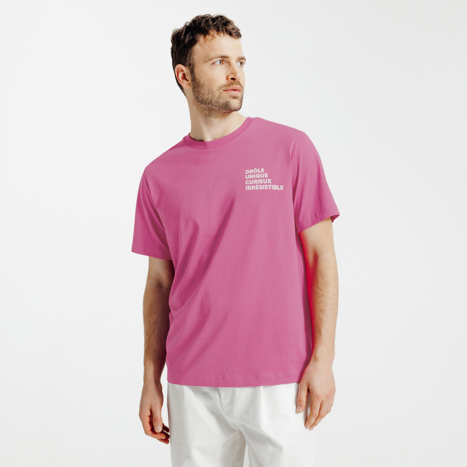 Tee shirt f&ecirc;te des p&egrave;res imprim&eacute; poitrine