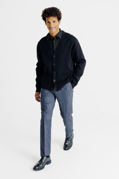 Chemise en maille coton slim