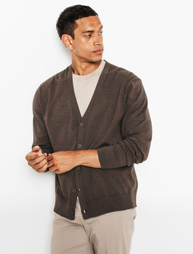 Cardigan boutonn&eacute;